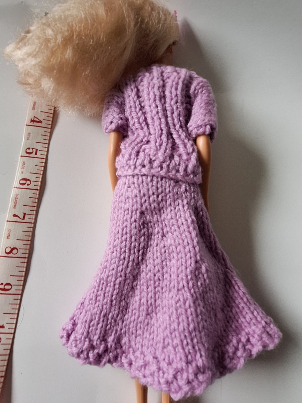 Barbie With Lilac Knit Outfit - Picture 5 of 5